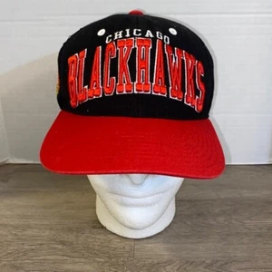 Chicago Blackhawks Black Zephyr Snapback Hat Cap NHL Hockey Retro Side Logo - Picture 1 of 7