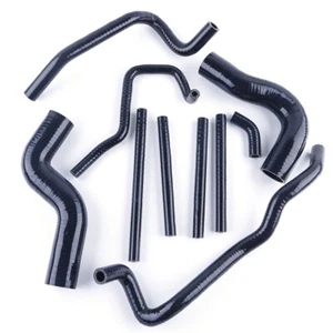 Radiator Heater Hose Kit for 1992-1995 Subaru WRX/STI GC8 GF8 EJ20 ver 1 2 Black - Picture 1 of 9