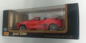 Maisto 1/18 Special edition Mustang Mach III BOX Gd09 - Foto 1 di 1