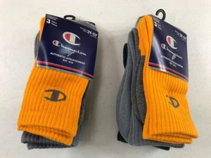 Champion Unisex Socks, 6 Pack Crew Socks, 3Y-5Y - Picture 1 of 4
