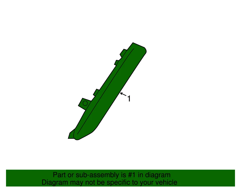 Luz marcadora lateral derecha Lincoln MKC Nautilus Corsair 2015-2019 EJ7Z-15A201-A OEM Foto 1 de 1