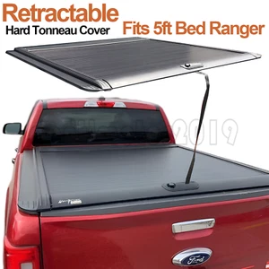 Retractable Aluminum Tonneau Truck Bed Cover Manual For 2019-2025 Ranger 5ft - Picture 1 of 7