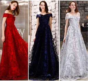 NEW Abendkleider Cocktailkleid Brautjungfern Party Lang Host Grace Kleider YSG84 - Bild 1 von 17