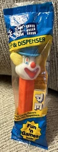 PEZ Peter The Clown Slovenia 4.9 Red Stem Cello Sealed c14 - Picture 1 of 4