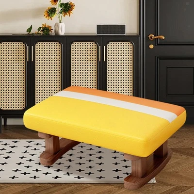Padded Foot Stool Small Stool Small Low Ottoman for Living Bedroom Household - Image 1 of 2