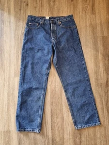 Levi's 618 Etiqueta Naranja Vintage Levi Strauss Pierna Cónica 34 Corto Nuevo Botón Mosca - Imagen 1 de 14
