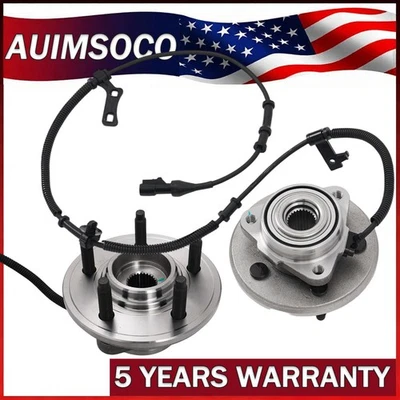 Conjunto de cojinete de cubo de rueda delantera de 2 piezas para Mercury Mountaineer 2006-2009 2010 Foto 1 de 4