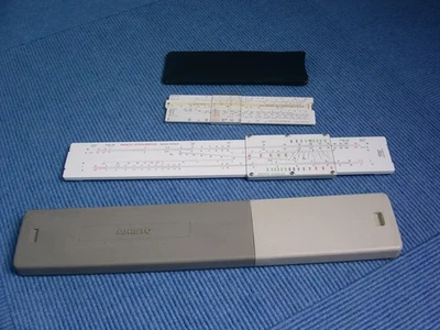 2 x Rechenschieber ARISTO - Nr. 939 n=10 Stahlbeton und Nr. 10132 Baustahlgewebe - Bild 1 von 4