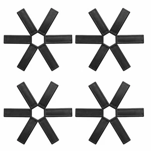 Heat Insulating ABS Pad Foldable Design 4PCS for Countertop Protection - Picture 1 of 12