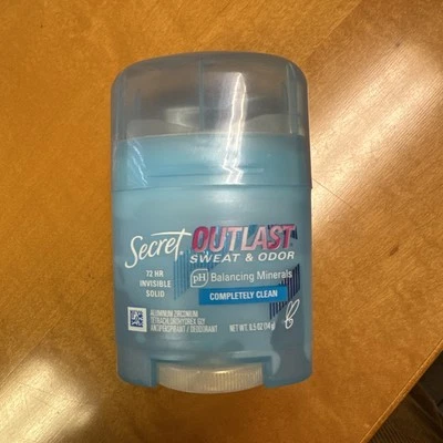 Secret Outlast antiperspirant Deodorant Women 72hr Sweat Odor Protection 0.5 Oz - Image 1 of 2