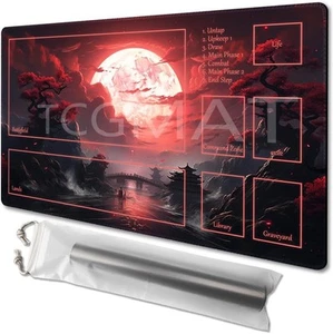 MTG Playmat Size 24x14in Free Storage Bags Non-Slip Backing Printing, Ideal f... - Picture 1 of 6