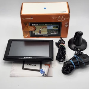 Garmin Nuvi 65LM 6" Touchscreen GPS Navigation System w/ Stand Power Cord Tested - Picture 1 of 8
