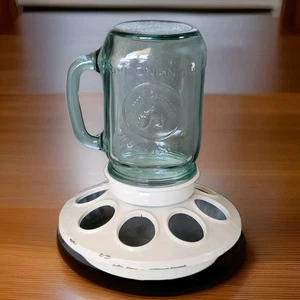Vintage Vogel-/Hühnerfutterhaus Einmachglas Futter & Samen - Bild 1 von 2