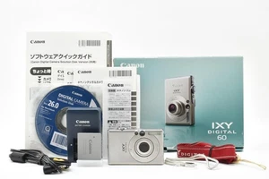 Canon IXY Digital 60 Silver 5MP Compact Camera 3x Zoom with Box and Accessories - Picture 1 of 12