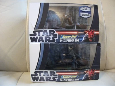 Star wars scalextric Paploo and Luke speeder bikes H3299 and H3298 - Image 1 of 2