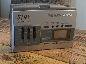 Vintage Rare Aiwa HS-SJ91 Portable Cassette Walkman Recorder (For Parts!) - Picture 1 of 16