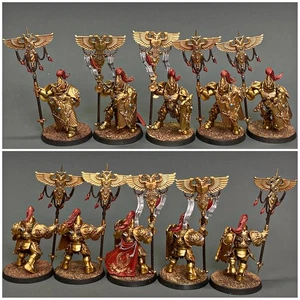 Custodian Guard Squad Imperium Armies Adeptus Custodes Warhammer 40K Pro painted - Picture 1 of 12