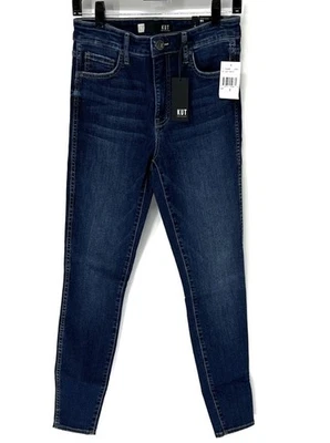 Kut from the Kloth NWT mia toothpick skinny Jeans Women’s  2 Dark Wash Denim - Image 1 of 4