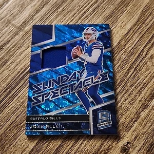 2024 Panini Spectra - Sunday Spectacle Josh Allen #SS-JAN Neon Blue Prizm /60 - Picture 1 of 2