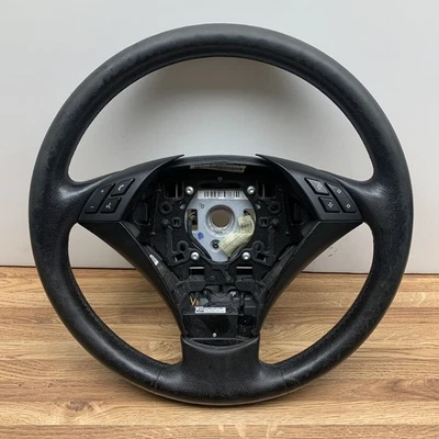 2004-2010 BMW 525i 528i 535i 550i Heated Steering Wheel Base OEM w/ Controls - Image 1 of 4
