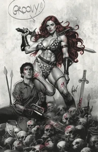 Red Sonja Vs. Aod 1 Cedric Poulat Variant B Virgin LTD 500 CB - Picture 1 of 1