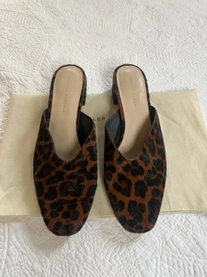 Loeffler Randall Women’s Shoes 10 Leopard Pony Hair Mule Slip On Heels Coquette - Image 1 of 4