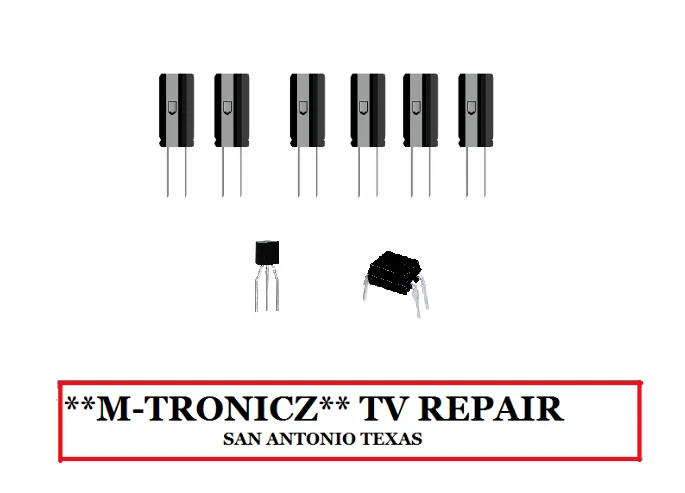 KIT CONDENSADOR PARA FUENTE DE ALIMENTACIÓN VIZIO 09-70COR000-00 1P-1138800-1012 Foto 1 de 1