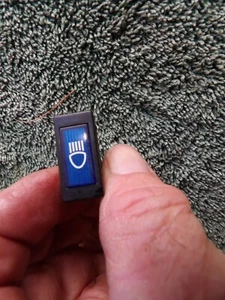 1997 SKIDOO FORMULA  SL 500 fan snowmobile parts: BLUE WARNING LIGHT - Bild 1 von 2