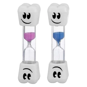 2 Minute Creative Big Eye Timer Sandglass Child Cartoon Durable Desk Ornament - Picture 1 of 12