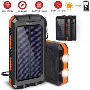 Super Solar Power Bank Charger USB Portable Charger Power Bank For Cell Phone - Picture 1 of 17