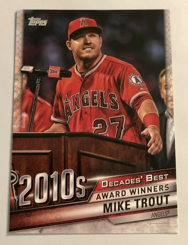 2020 Topps Series 1 Decades Best 2010s MIKE TROUT Angels #DB-93 - Image 1 of 1