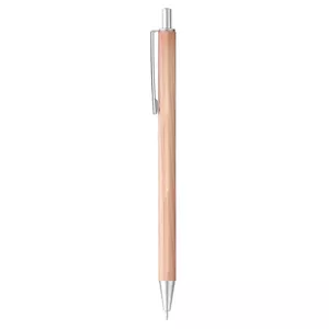 MOMA MUJI Naturholz sechseckiger Kugelschreiber 0,5 mm Made in Japan auf Ölbasis - Bild 1 von 2