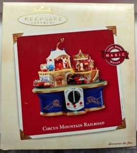 Hallmark  Ornament 'Circus Mountain Railroad' Light & Sound Motion 2002-NIB - Picture 1 of 6