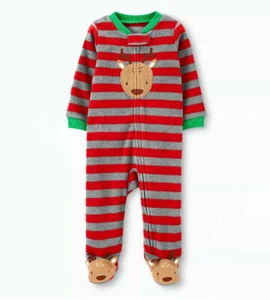 Carter' Recién Nacido Bebé Niño Reno Rayas Vellón Dormir 'N Play - Imagen 1 de 1