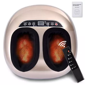 Fußmassagegerät Shiatsu Fussmassage mit Wärmefunktion Kneten Rollen 6 Modi - Bild 1 von 15
