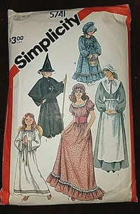 Halloween Costume Simplicity 5741 Sewing Pattern Multiple Pattern Size 10 - 12 - Picture 1 of 2