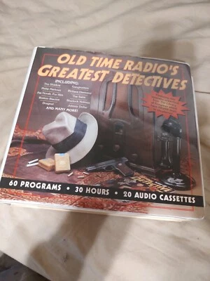 Old Time Radio's Greatest Detectives 20 Audio Cassettes Box Set - Image 1 of 4