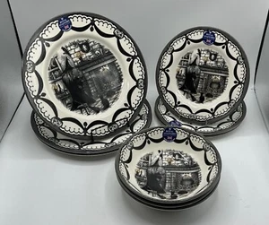 Royal Stafford Halloween Hexe 3 Speiseteller, 3 Salatteller & 3 Müslischalen - Bild 1 von 15