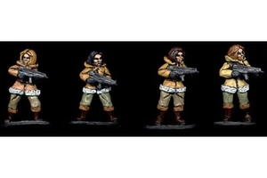 28mm PULP44 Female Henchmen, Winter (4 Figures) - Picture 1 of 1