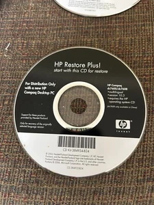 HP Restore Plus! Hp Compaq DC7600/DC7608 CD - Picture 1 of 1