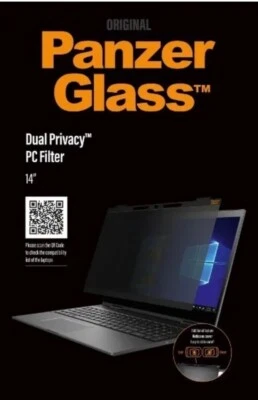 Privacy Screen Filter For 14" Laptop Notebook Computer Panzer Glass NEW - Image 1 of 4