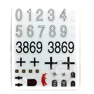 1/16 RC Henglong 3869 German Jagdpanth Tank Decoration Decal Sticker - Picture 1 of 1