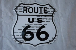 Route 66 US Highway Reproduction Highway Shield Sign (S4L) Mancave Steel 11" New - Picture 1 of 5