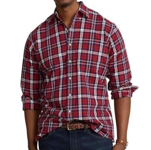 Polo Ralph Lauren Big & Tall Mens LT Classic Fit Plaid L/S Oxford Woven NWT - Picture 1 of 12