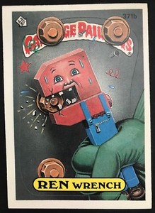 Garbage Pail Kids GPK Original Series 9 #371b REN Wrench Non-MINT