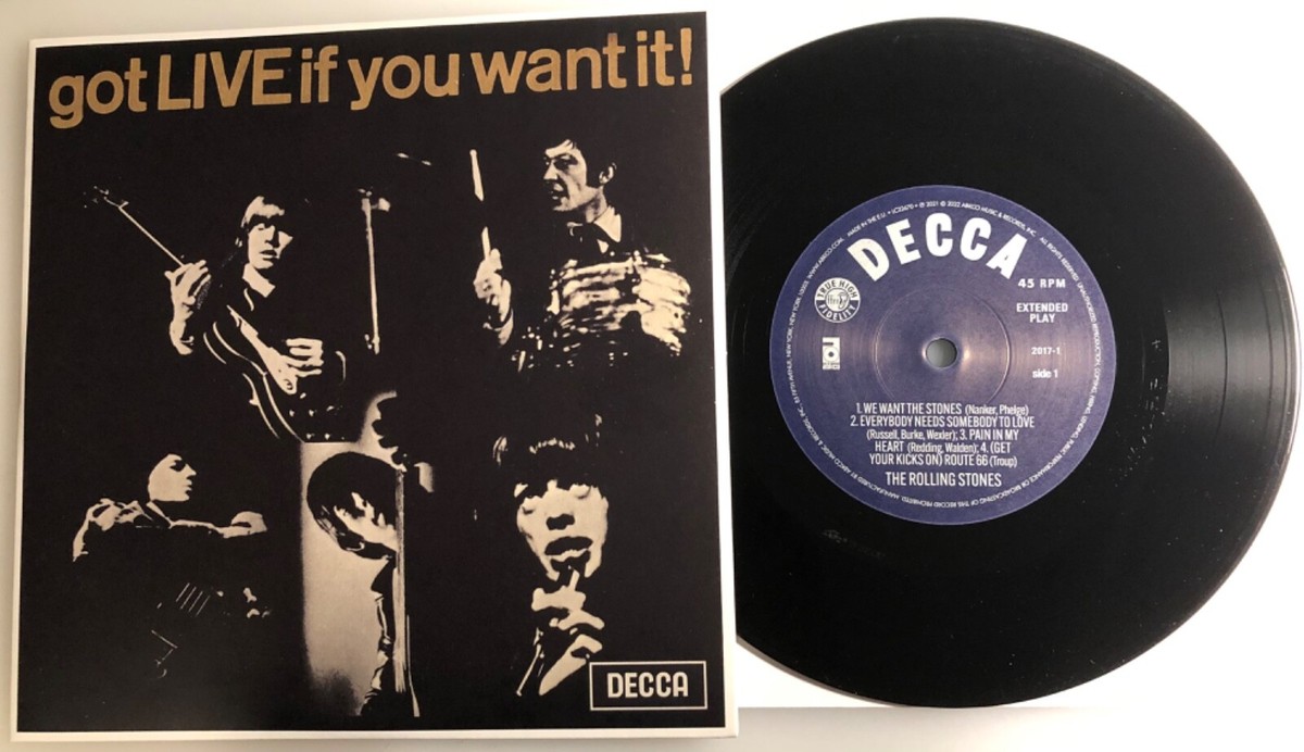 The Rolling Stones il disco POKER EPレコード The Rolling