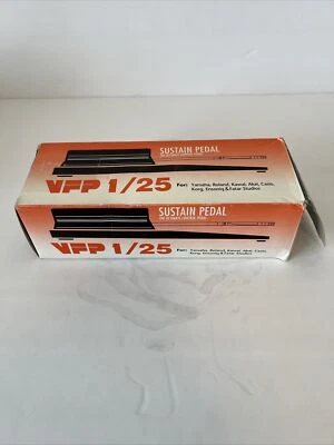 VFP 1/25 Single Piano-Style Sustain Pedal for Yamaha, Roland, Kawai, Akai, Casio - Image 1 of 4