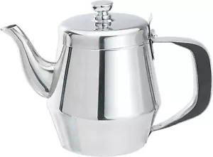 Tetera de cuello de ganso Winco, 20 onzas, acero inoxidable - Imagen 1 de 2