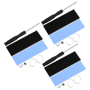 3 Set SSD-Kühlkörper-Set, SSD-Wärmepad, Festplatten-Kühlkörper, - Bild 1 von 12
