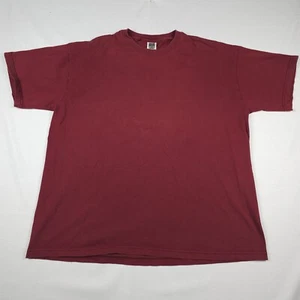 Simply For Sports Men's Short Sleeve T-Shirt Size Xl Maroon 100% Cotton - Picture 1 of 7